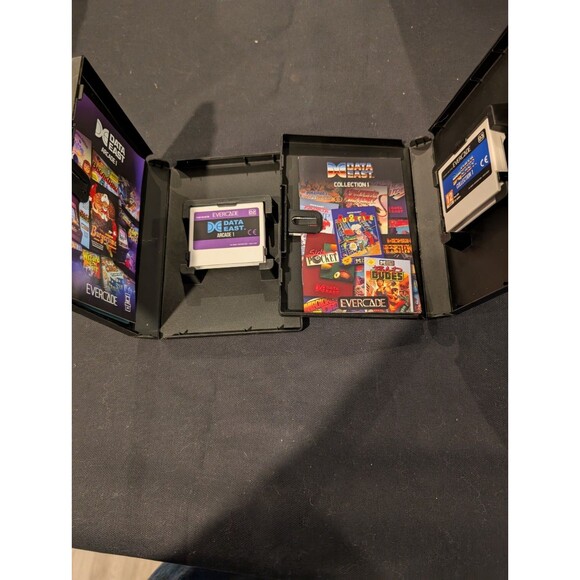 Evercade Data East Legacy 2-Pack – Collection 1 + Arcade 1 – Complete Mint Cond - Picture 2 of 3